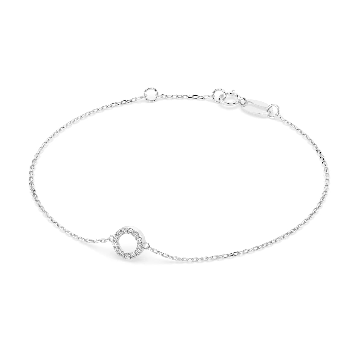 Minimalism Bracelet – Round Cut