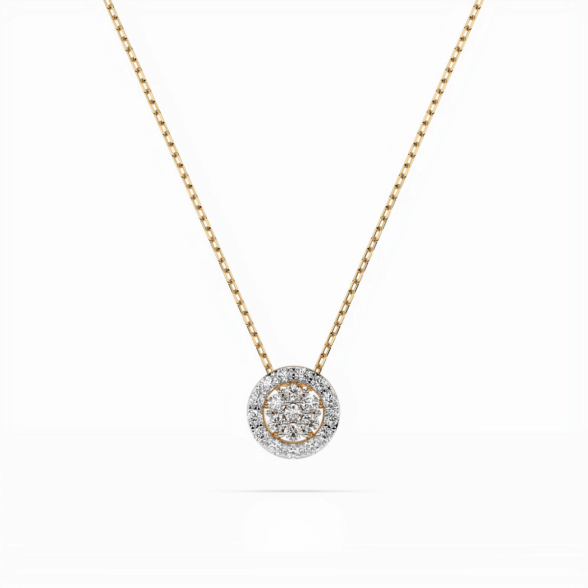 Illusion Necklace – Round Cut
