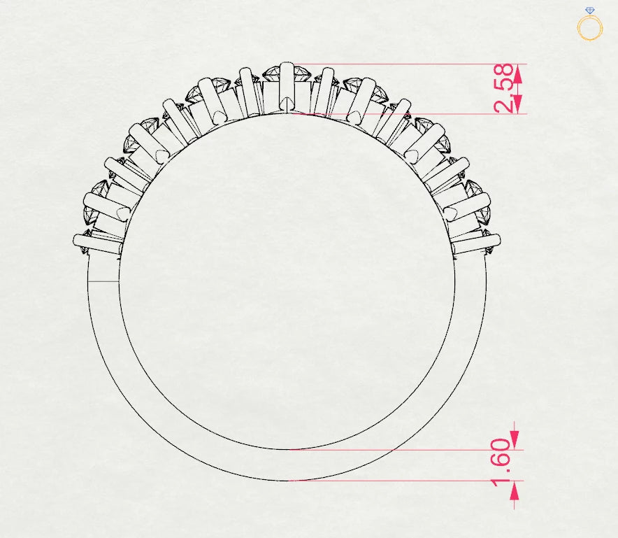 Eternity Ring – Round Cut