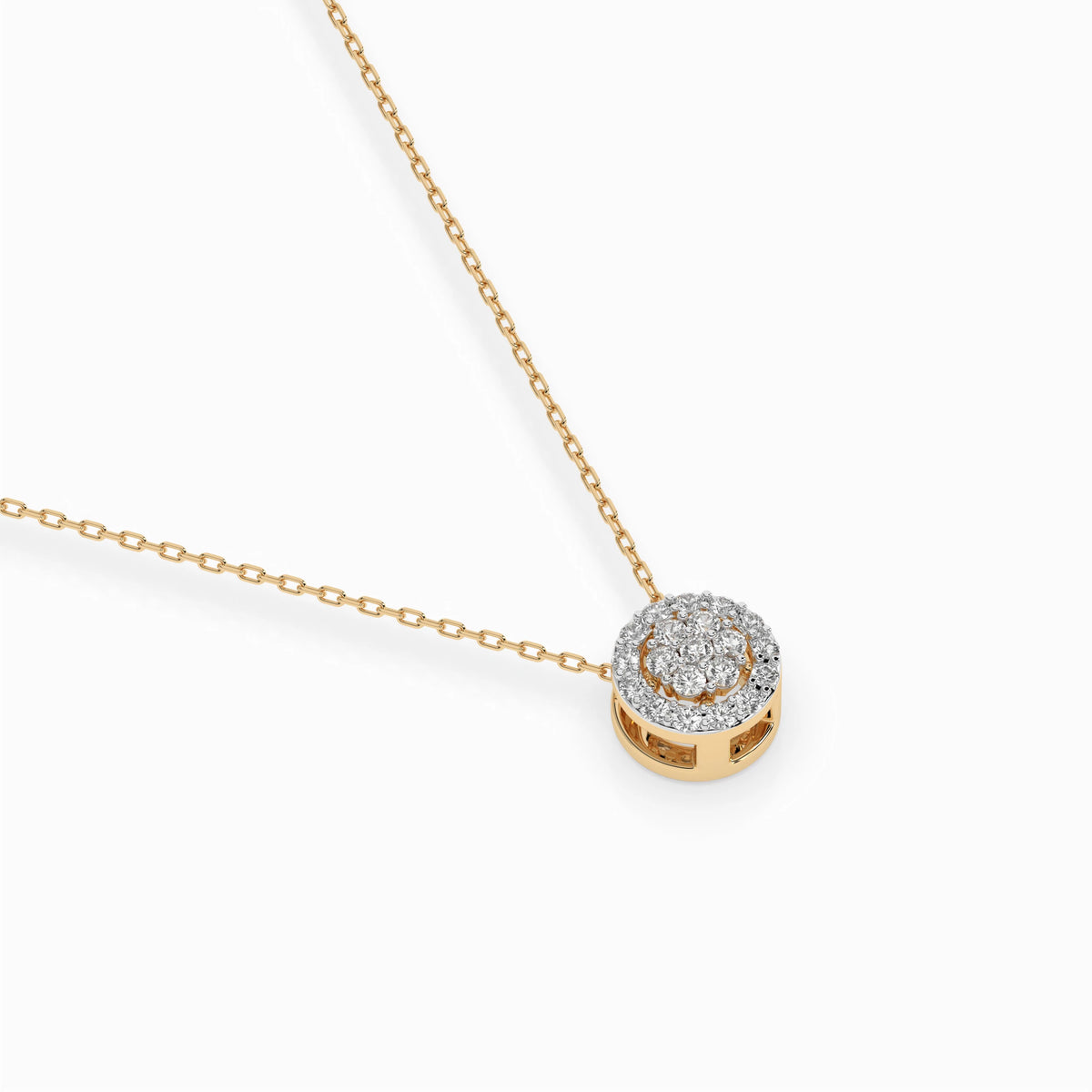 Illusion Necklace – Round Cut
