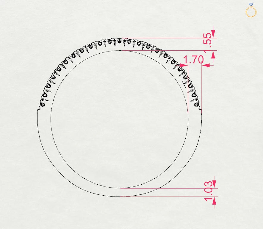 Eternity Ring – Round Cut