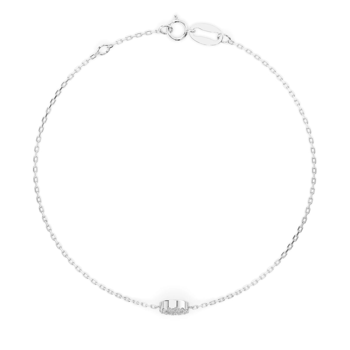 Minimalism Bracelet – Round Cut