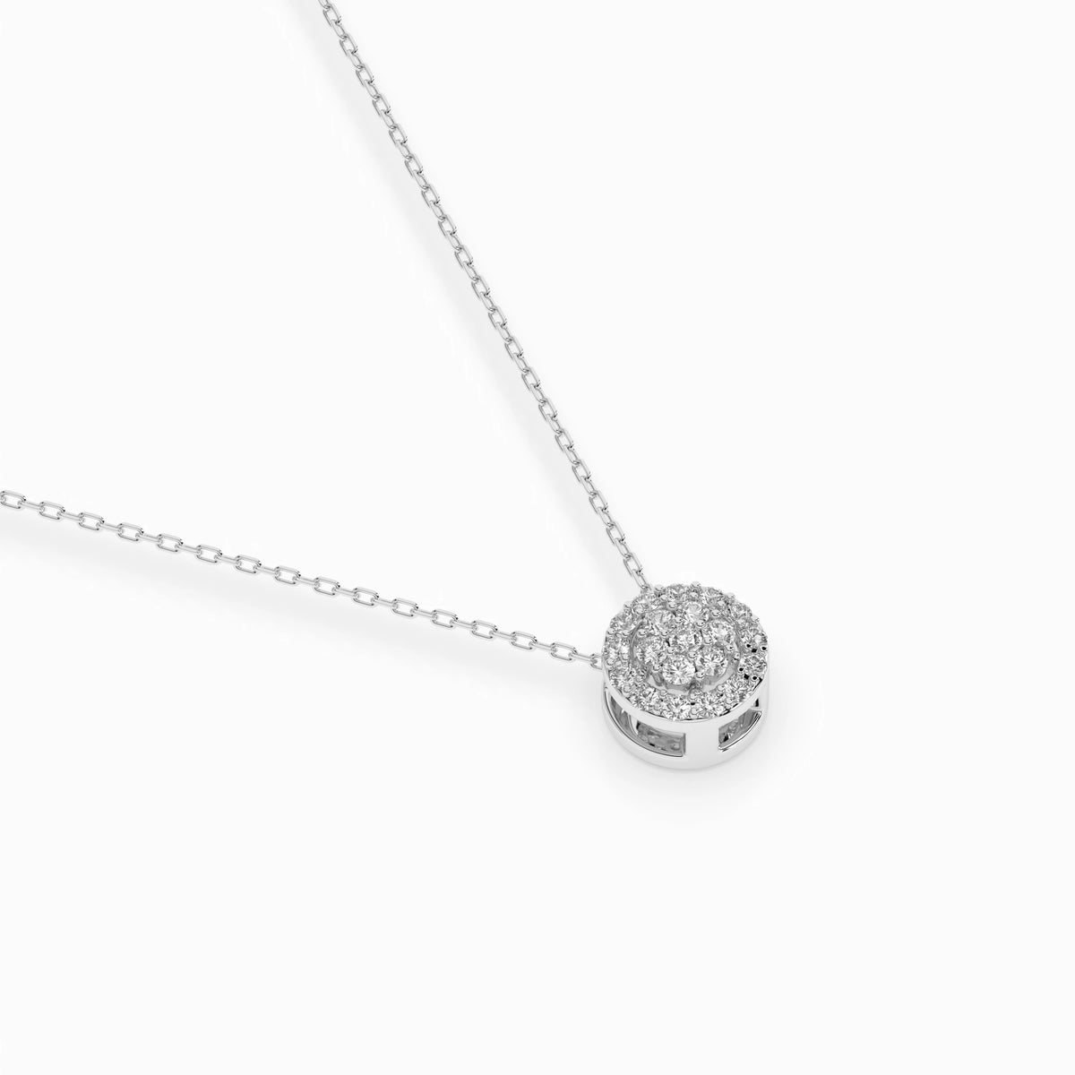 Illusion Necklace – Round Cut