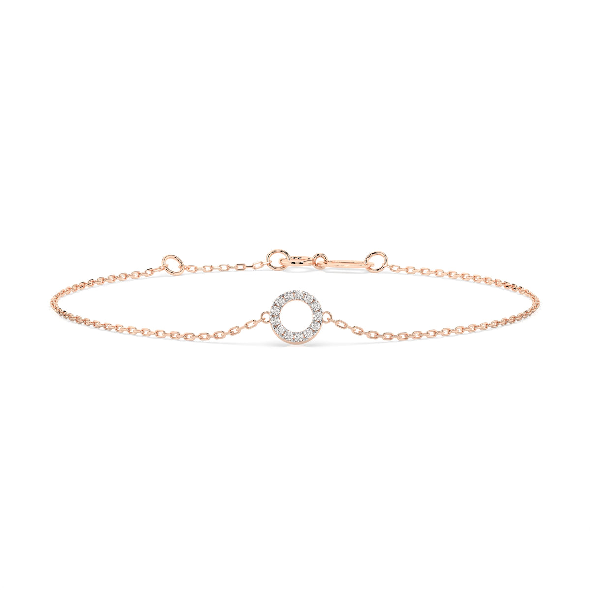 Minimalism Bracelet – Round Cut
