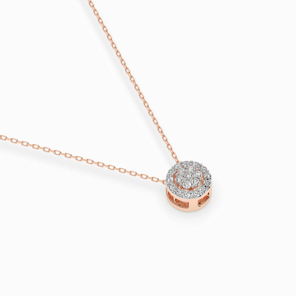 Illusion Necklace – Round Cut