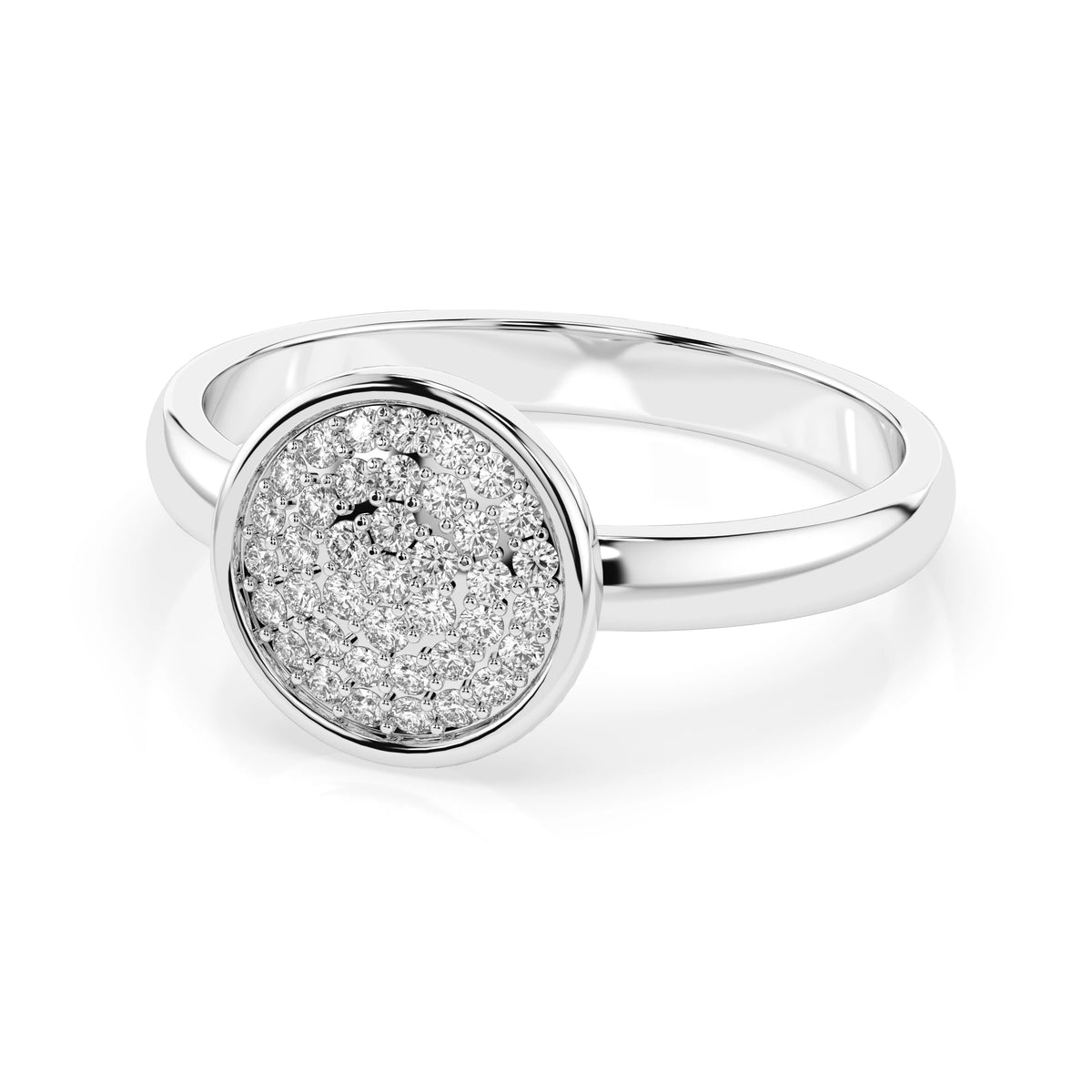 Illusion Ring – Round Cut